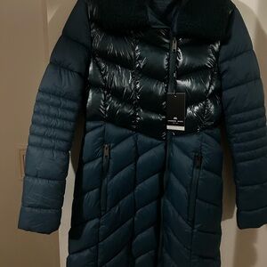 Andrew Marc Women's Puffer Jacket in Dark Teal